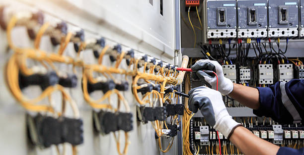 Professional Electrician technician working in Wading River, NY